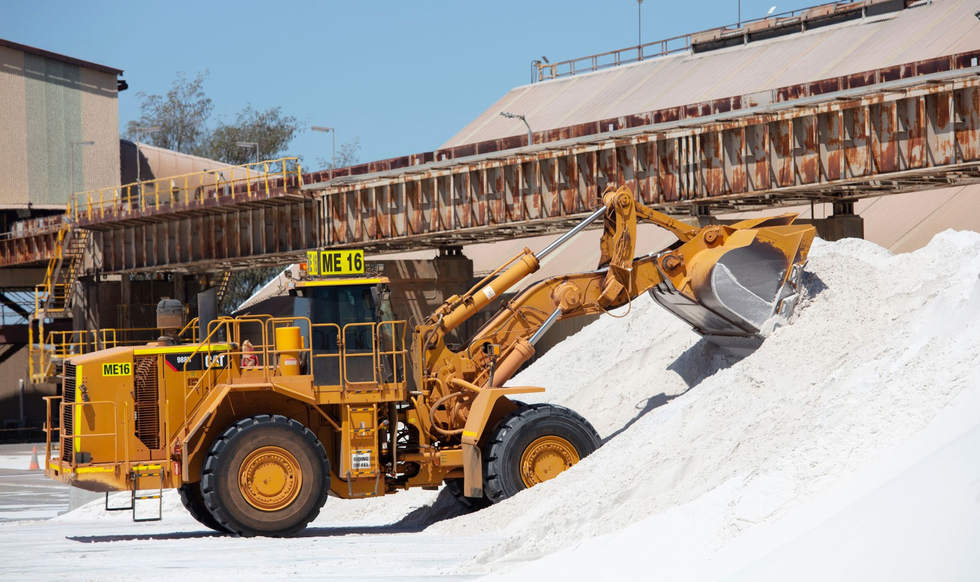 Silica sand mining site in West Kalimantan